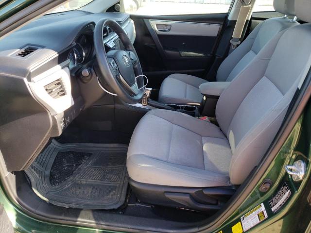 5YFBURHE9EP009245 - 2014 TOYOTA COROLLA L GREEN photo 7