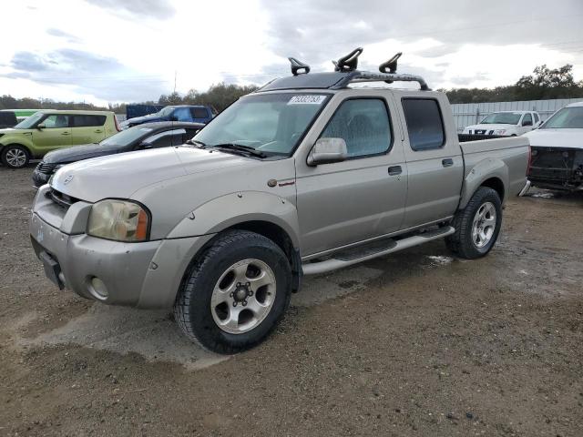 1N6MD27T02C308317 - 2002 NISSAN FRONTIER CREW CAB SC GRAY photo 1