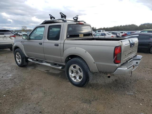 1N6MD27T02C308317 - 2002 NISSAN FRONTIER CREW CAB SC GRAY photo 2