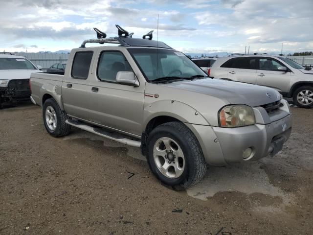 1N6MD27T02C308317 - 2002 NISSAN FRONTIER CREW CAB SC GRAY photo 4