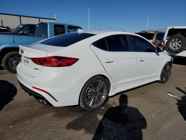 KMHD04LB7JU535600 - 2018 HYUNDAI ELANTRA SPORT WHITE photo 3