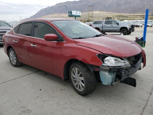 3N1AB7AP9EY311218 - 2014 NISSAN SENTRA S RED photo 4