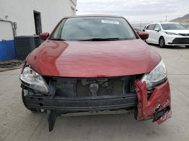 3N1AB7AP9EY311218 - 2014 NISSAN SENTRA S RED photo 5