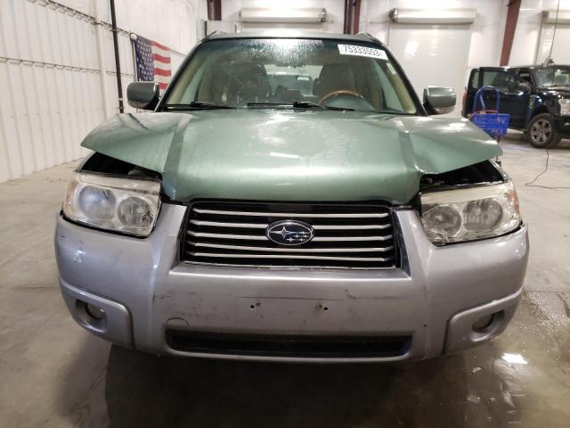 JF1SG67608H732147 - 2008 SUBARU FORESTER 2.5X LL BEAN GREEN photo 5