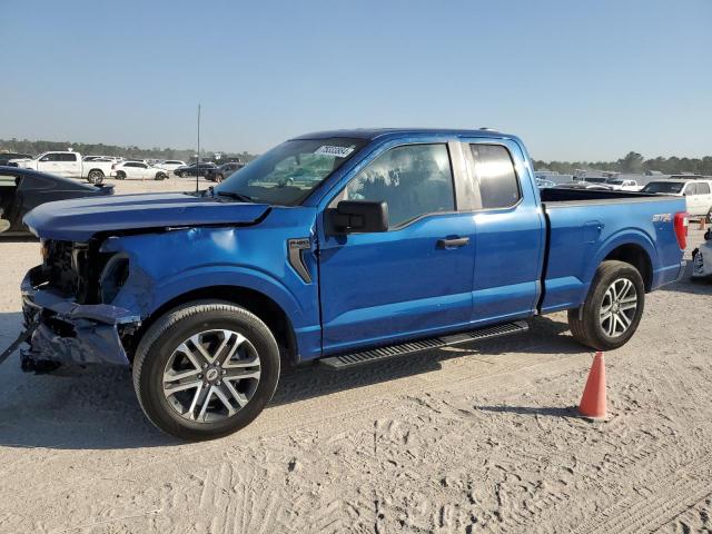 1FTEX1CP6PKE35992 - 2023 FORD F150 SUPER CAB BLUE photo 1