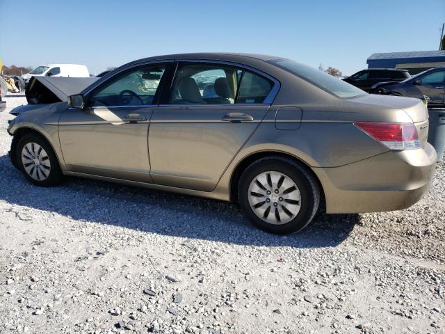 1HGCP26399A150784 - 2009 HONDA ACCORD LX TAN photo 2