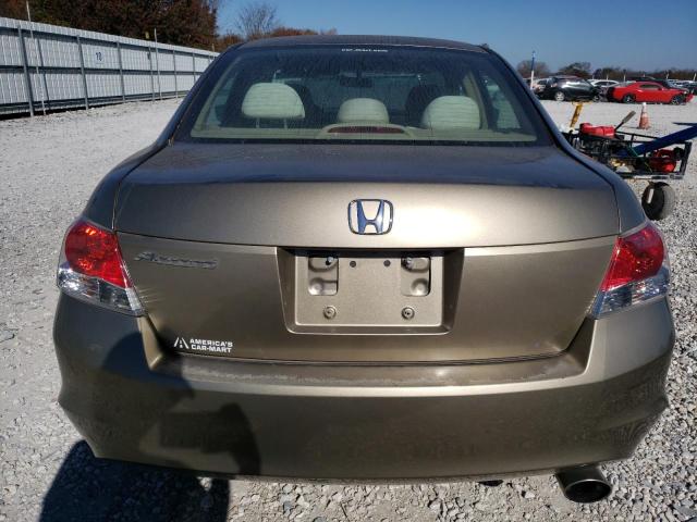 1HGCP26399A150784 - 2009 HONDA ACCORD LX TAN photo 6