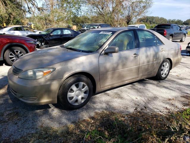 4T1BE32K02U059843 - 2002 TOYOTA CAMRY LE BEIGE photo 1