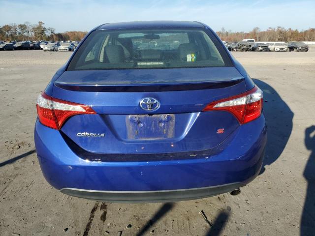 2T1BURHEXFC386281 - 2015 TOYOTA COROLLA L BLUE photo 6