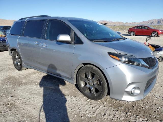 5TDXK3DC1FS587183 - 2015 TOYOTA SIENNA SPORT SILVER photo 4