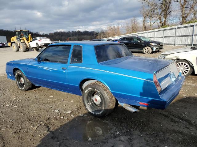 1G1AZ3773DR273510 - 1983 CHEVROLET MONTE CARL BLUE photo 2