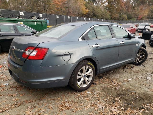 1FAHP2EW8AG101745 - 2010 FORD TAURUS SEL BLUE photo 3