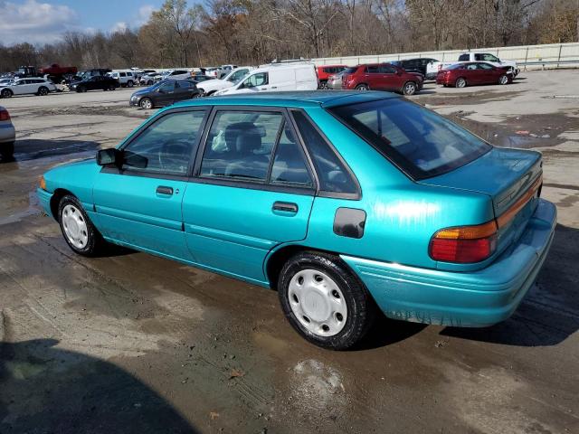 1FASP14J3SW345669 - 1995 FORD ESCORT LX TURQUOISE photo 2