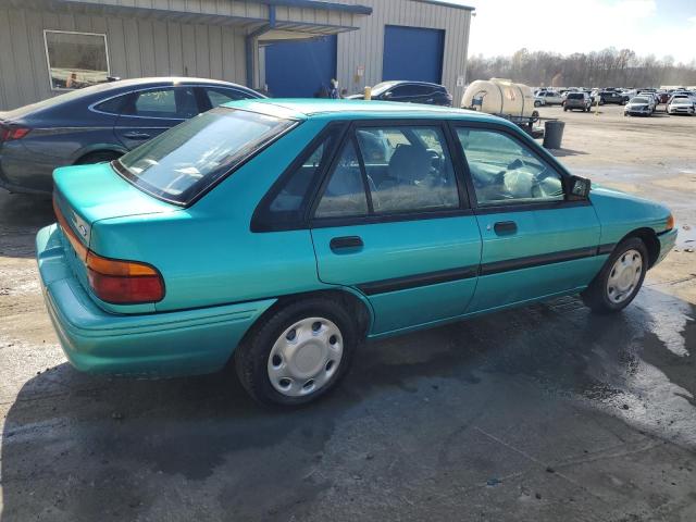 1FASP14J3SW345669 - 1995 FORD ESCORT LX TURQUOISE photo 3