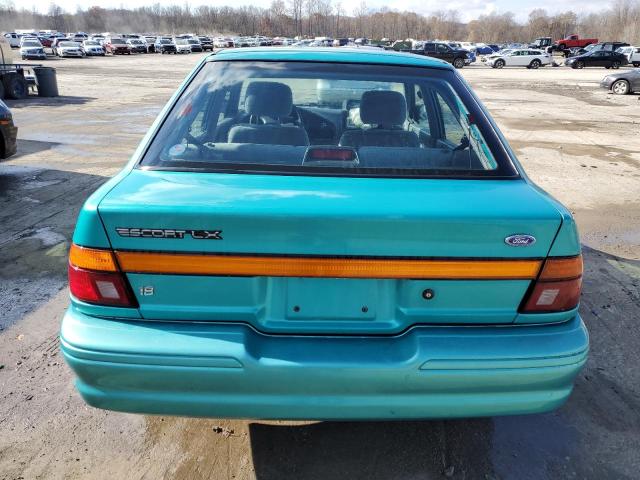 1FASP14J3SW345669 - 1995 FORD ESCORT LX TURQUOISE photo 6