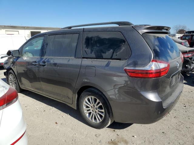 5TDYK3DC9FS568059 - 2015 TOYOTA SIENNA XLE GRAY photo 2