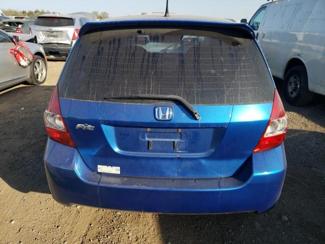 JHMGD38607S038953 - 2007 HONDA FIT S BLUE photo 6