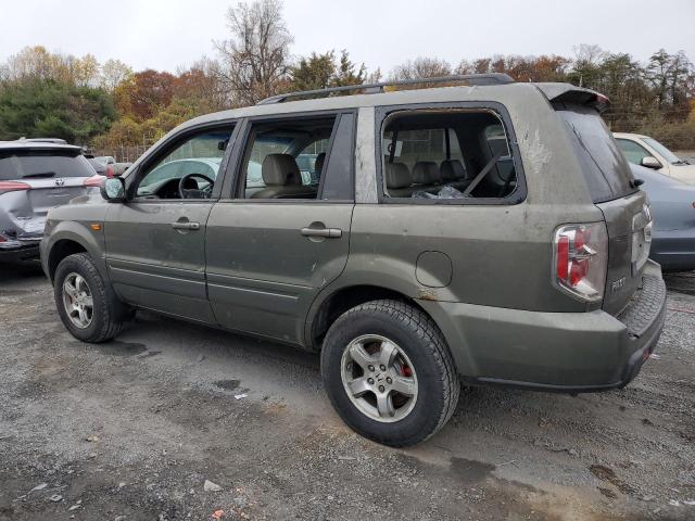 2HKYF18587H520628 - 2007 HONDA PILOT EXL GREEN photo 2