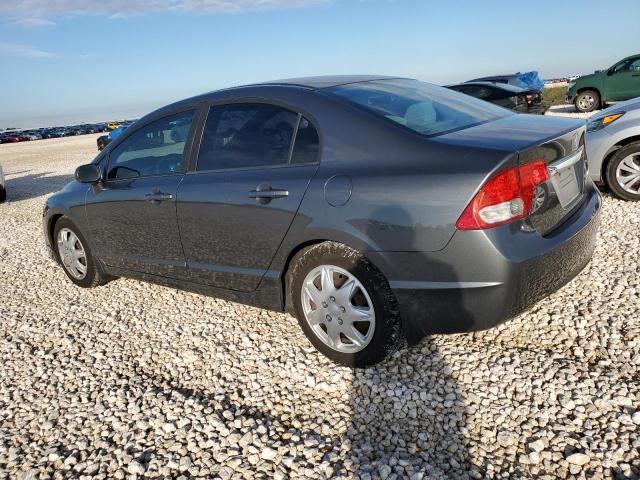 2HGFA1F57BH300604 - 2011 HONDA CIVIC LX GRAY photo 2