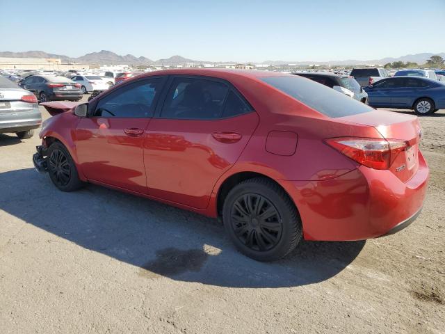 5YFBURHE6HP583287 - 2017 TOYOTA COROLLA L RED photo 2