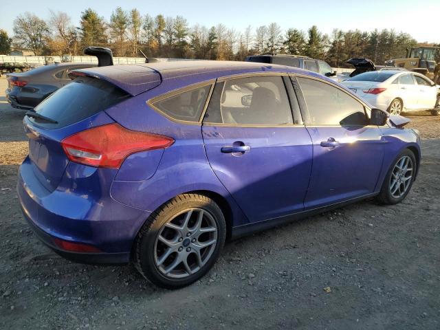 1FADP3K24FL267975 - 2015 FORD FOCUS SE BLUE photo 3