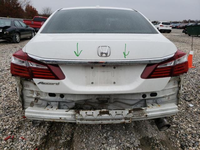 1HGCR2F97GA225039 - 2016 HONDA ACCORD EXL WHITE photo 6