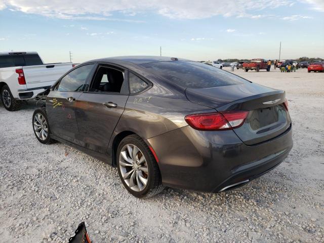 1C3CCCBB0GN152124 - 2016 CHRYSLER 200 S GRAY photo 2