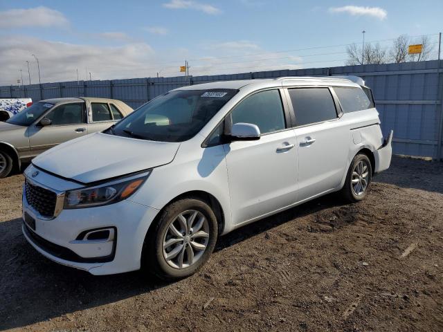 KNDMB5C16K6500810 - 2019 KIA SEDONA LX WHITE photo 1