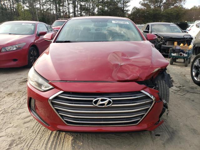 KMHD84LF8HU196447 - 2017 HYUNDAI ELANTRA SE RED photo 5