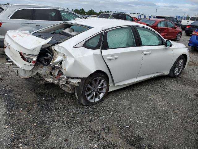 1HGCV1F17MA122344 - 2021 HONDA ACCORD LX WHITE photo 3