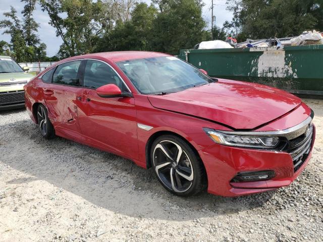 1HGCV1F33LA027182 - 2020 HONDA ACCORD SPORT RED photo 4