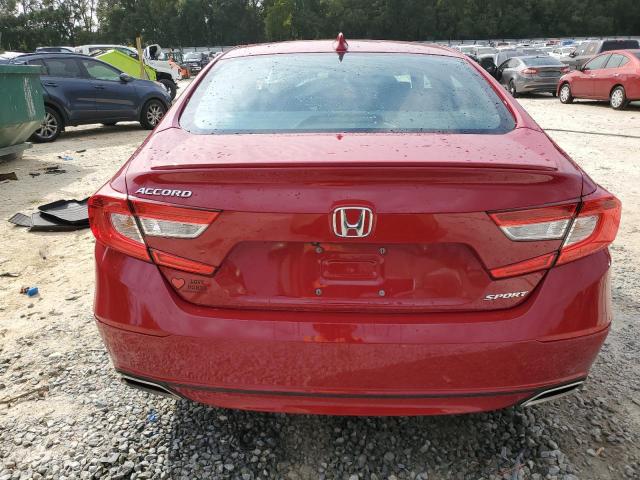 1HGCV1F33LA027182 - 2020 HONDA ACCORD SPORT RED photo 6