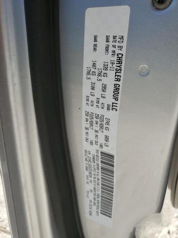 2C4RC1BG5CR186594 - 2012 CHRYSLER TOWN & COU TOURING ვერცხლისფერი ფოტო 13