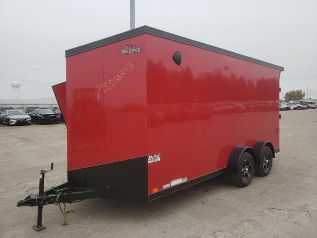 7RXTE1626RA220944 - 2024 UNIT TRAILER RED photo 2