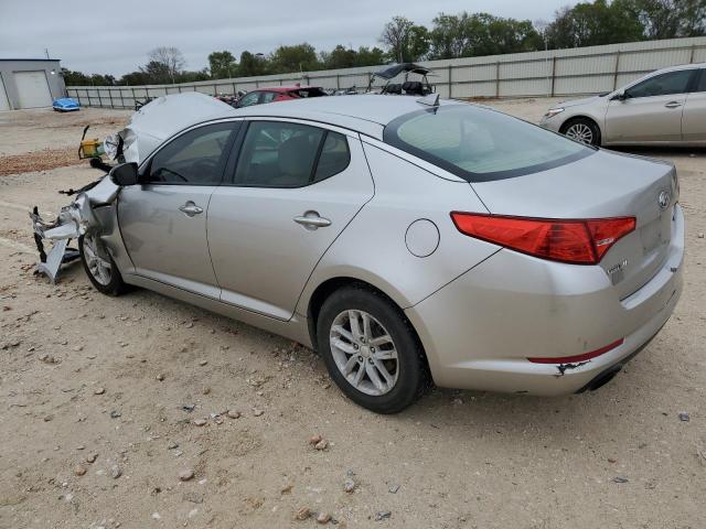 KNAGM4A74D5306596 - 2013 KIA OPTIMA LX SILVER photo 2