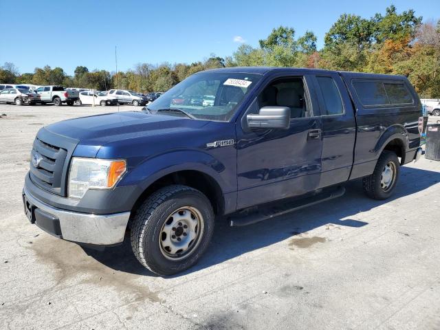 1FTEX1CM0BFC22382 - 2011 FORD F150 SUPER CAB BLUE photo 1