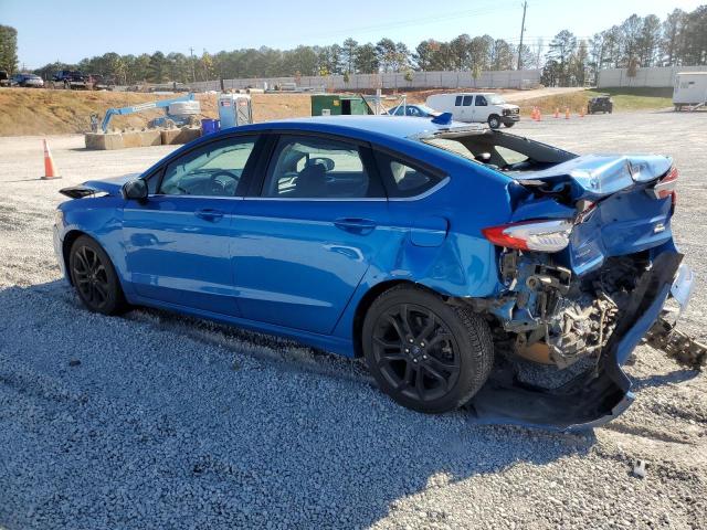 3FA6P0HD4LR103252 - 2020 FORD FUSION SE BLUE photo 2