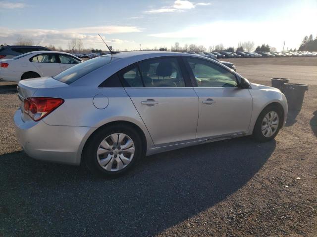 1G1PC5SH2C7331429 - 2012 CHEVROLET CRUZE LS SILVER photo 3