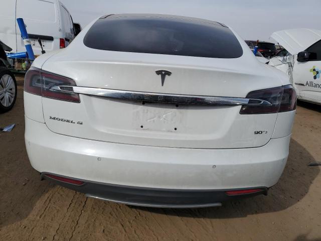 5YJSA1E26GF129460 - 2016 TESLA MODEL S WHITE photo 6