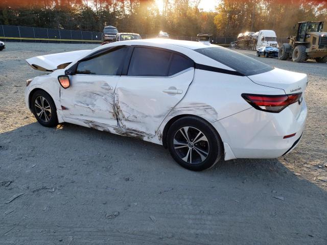 3N1AB8CV3LY241049 - 2020 NISSAN SENTRA SV WHITE photo 2