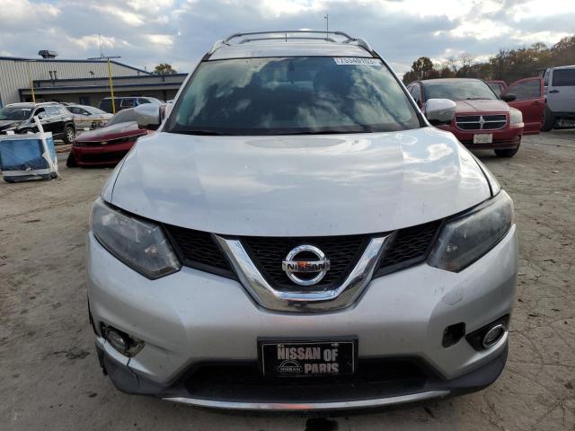 5N1AT2MT7EC800632 - 2014 NISSAN ROGUE S SILVER photo 5