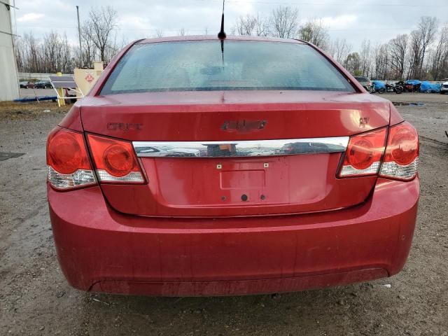 1G1PF5S90B7258771 - 2011 CHEVROLET CRUZE LT RED photo 6