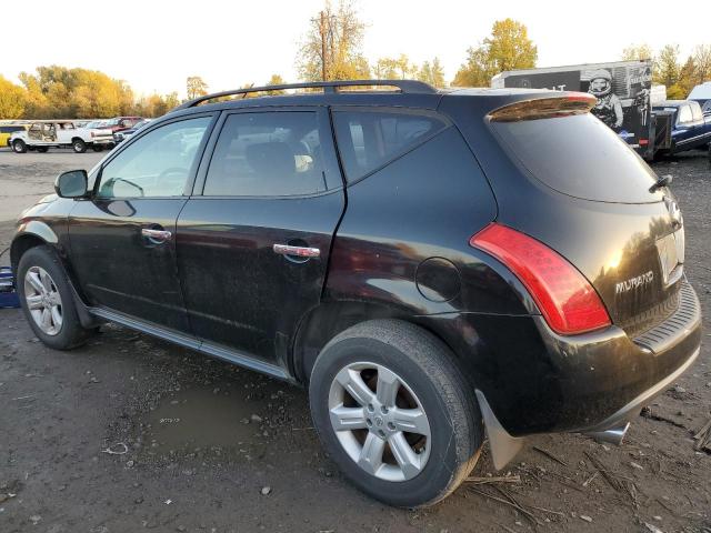 JN8AZ08T66W407887 - 2006 NISSAN MURANO SL BLACK photo 2