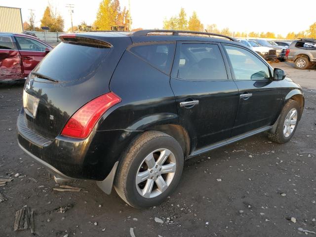 JN8AZ08T66W407887 - 2006 NISSAN MURANO SL BLACK photo 3