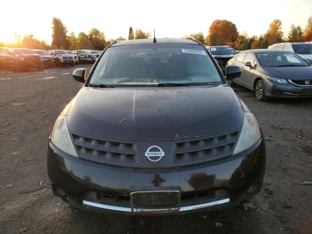 JN8AZ08T66W407887 - 2006 NISSAN MURANO SL BLACK photo 5