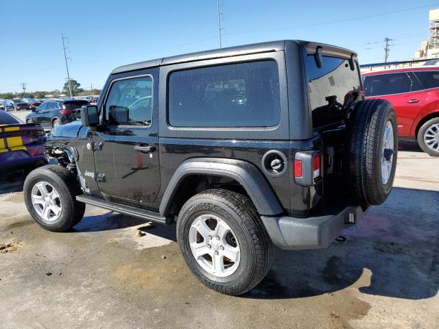 1C4HJXAG3MW541700 - 2021 JEEP WRANGLER SPORT BLACK photo 2