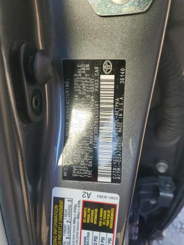 4T1BK3DB7BU433581 - 2011 TOYOTA AVALON BASE 灰色 照片 12