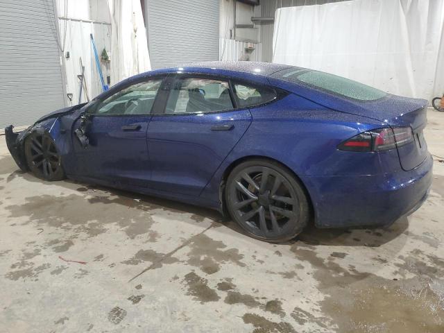5YJSA1E59PF511248 - 2023 TESLA MODEL S ლურჯი ფოტო 2
