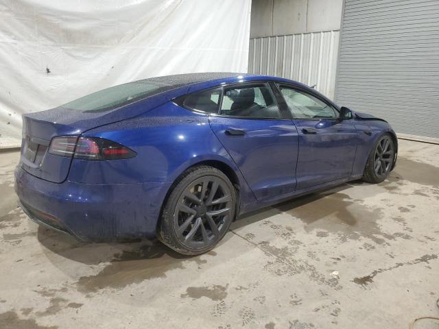 5YJSA1E59PF511248 - 2023 TESLA MODEL S ლურჯი ფოტო 3