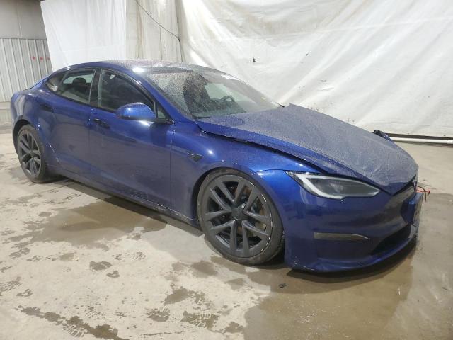 5YJSA1E59PF511248 - 2023 TESLA MODEL S ლურჯი ფოტო 4